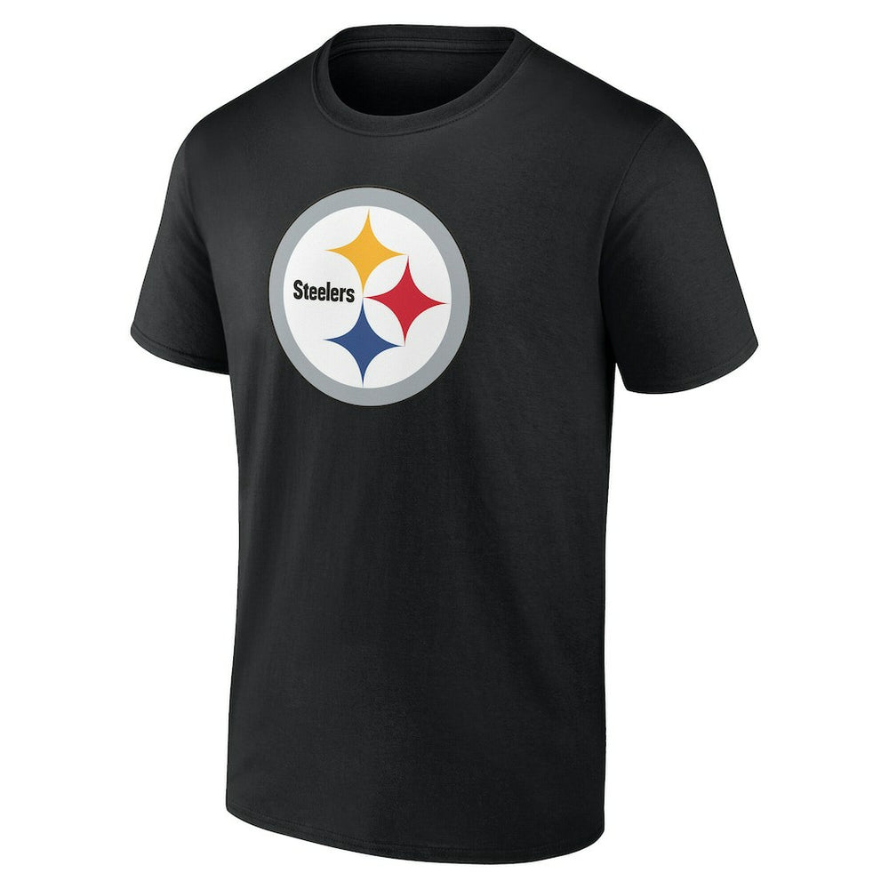 Pittsburgh Steelers Big & Tall Team Authentic Custom T-Shirt Black | NFL