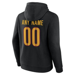Washington Commanders Big & Tall Team Authentic Custom Hoodie Black | NFL