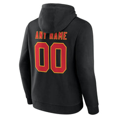 Kansas City Chiefs Big & Tall Team Authentic Custom Hoodie Black | NFL