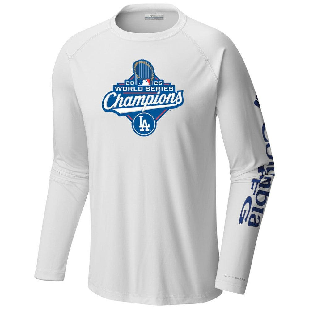 Los Angeles Dodgers Columbia 2025 World Series Champions Terminal Tackle Long Sleeve T-Shirt - MLB