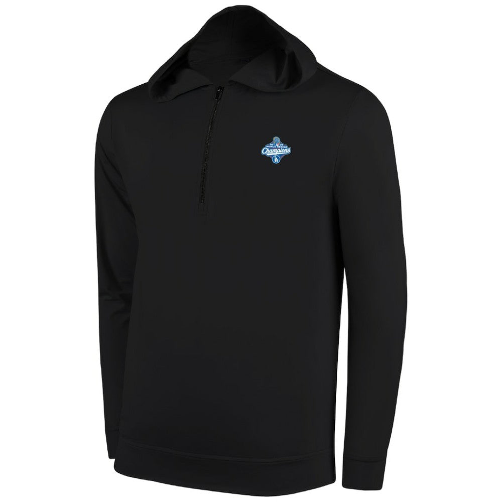 Los Angeles Dodgers 2025 World Series Champions Seabreeze Half-Zip Hoodie - MLB