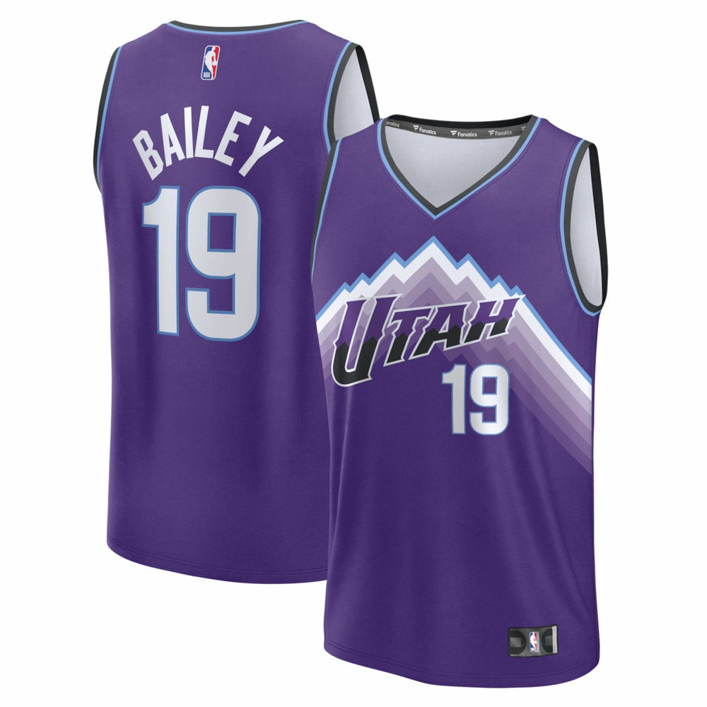Ace Bailey Utah Jazz Fast Break Replica Jersey Purple Icon Edition - NBA