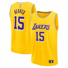 Austin Reaves Los Angeles Lakers Fast Break Replica Jersey Gold Icon Edition - NBA