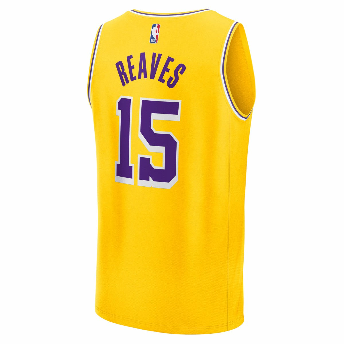 Austin Reaves Los Angeles Lakers Fast Break Replica Jersey Gold Icon Edition - NBA