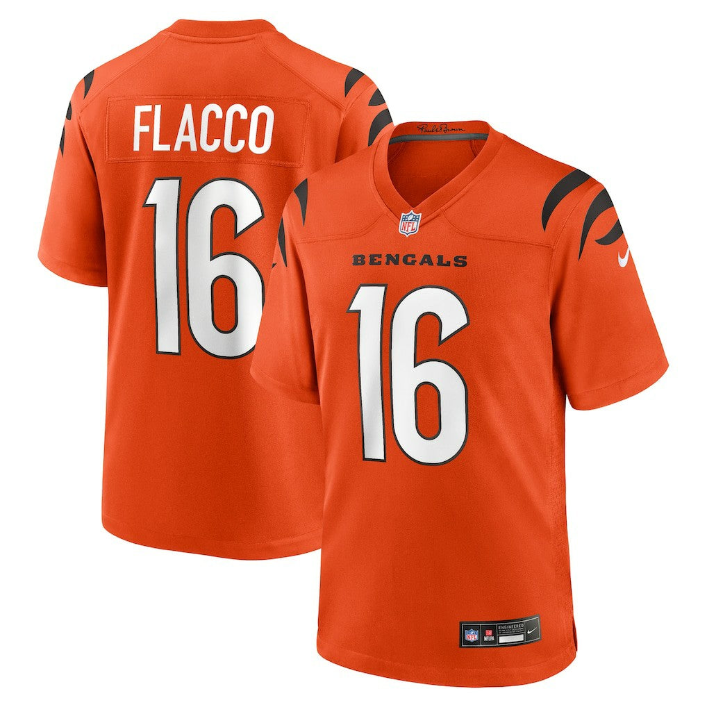 Joe Flacco Cincinnati Bengals Alternate Game Jersey Orange | Nike for Sale