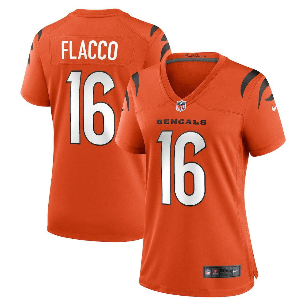 Joe Flacco Cincinnati Bengals Women's Alternate Game Jersey Orange | Nike for Sale