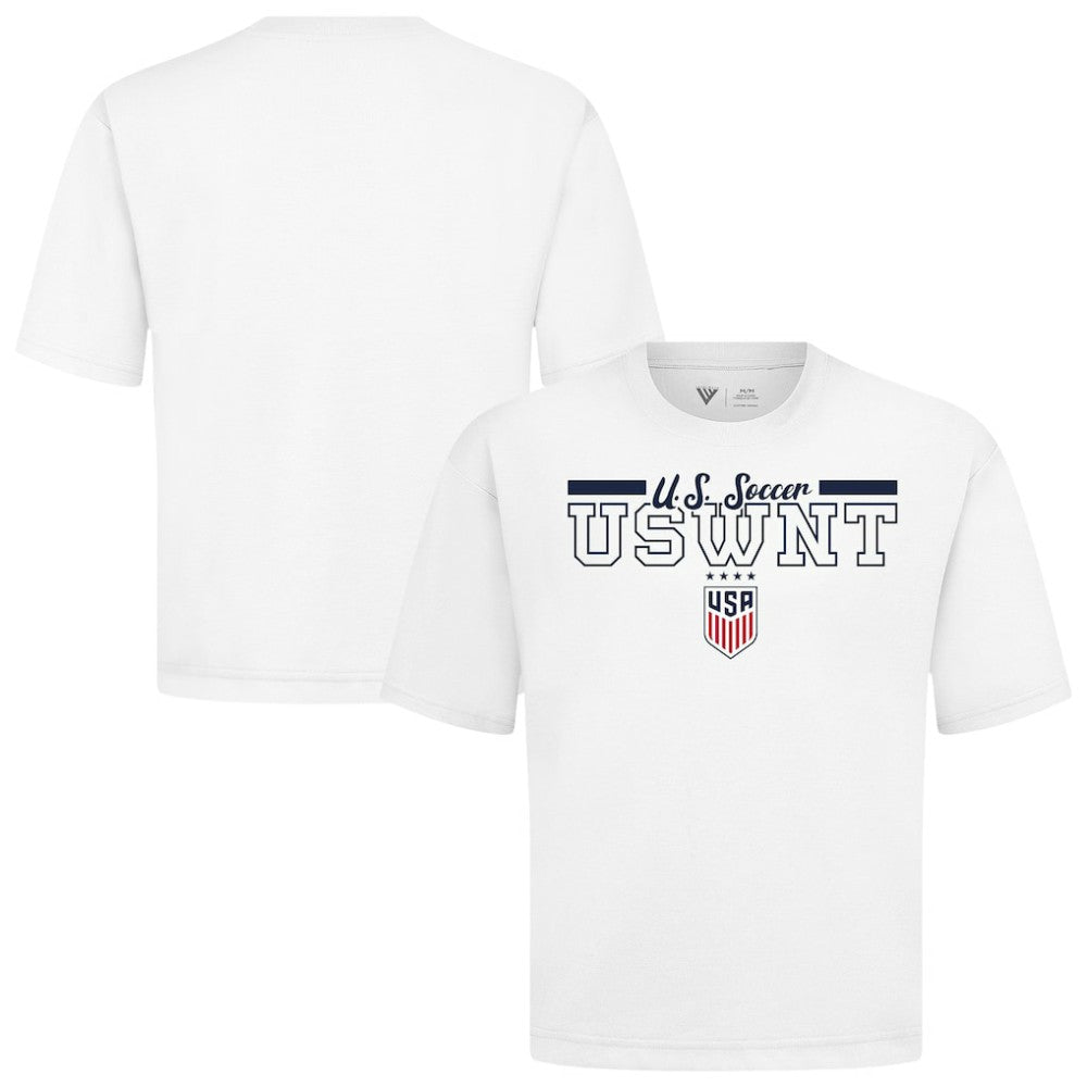 USWNT Levelwear Vanguard Luxe Signature T-Shirt White - FIFA World CUP