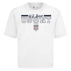 USWNT Levelwear Vanguard Luxe Signature T-Shirt White - FIFA World CUP