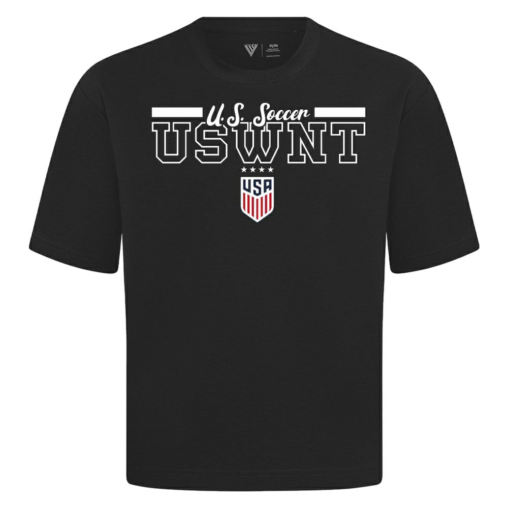 USWNT Levelwear Vanguard Luxe Signature T-Shirt Black - FIFA World CUP