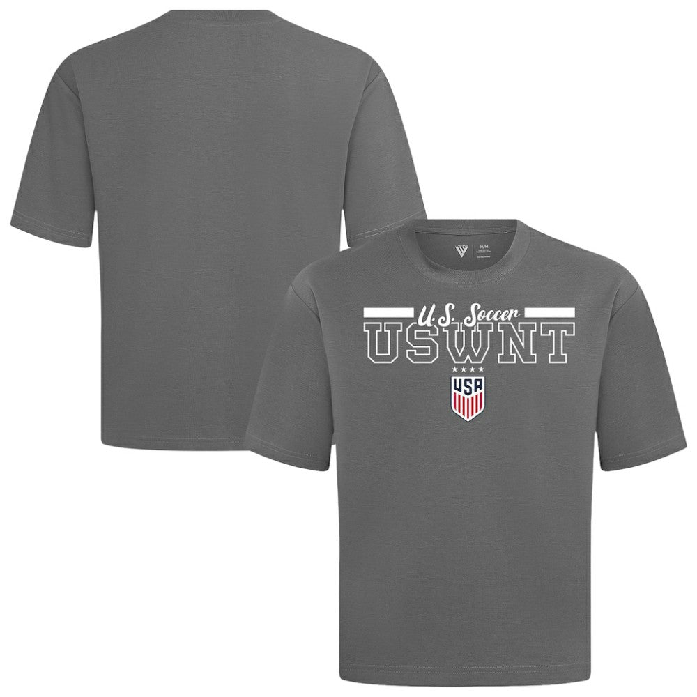 USWNT Levelwear Vanguard Luxe Signature T-Shirt Gray - FIFA World CUP