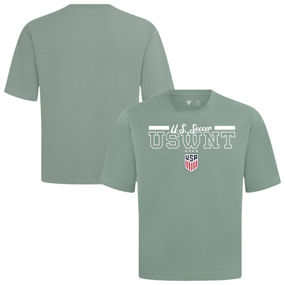 USWNT Levelwear Vanguard Luxe Signature T-Shirt Green - FIFA World CUP