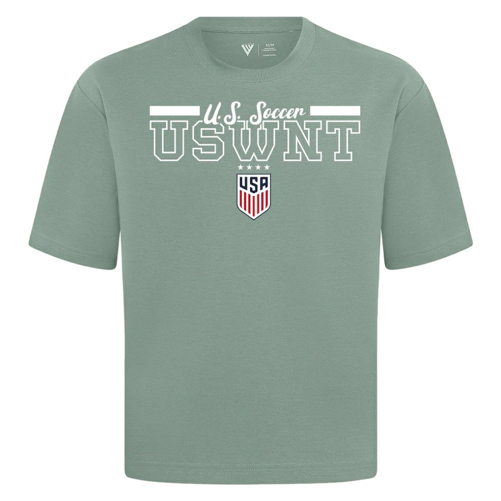 USWNT Levelwear Vanguard Luxe Signature T-Shirt Green - FIFA World CUP