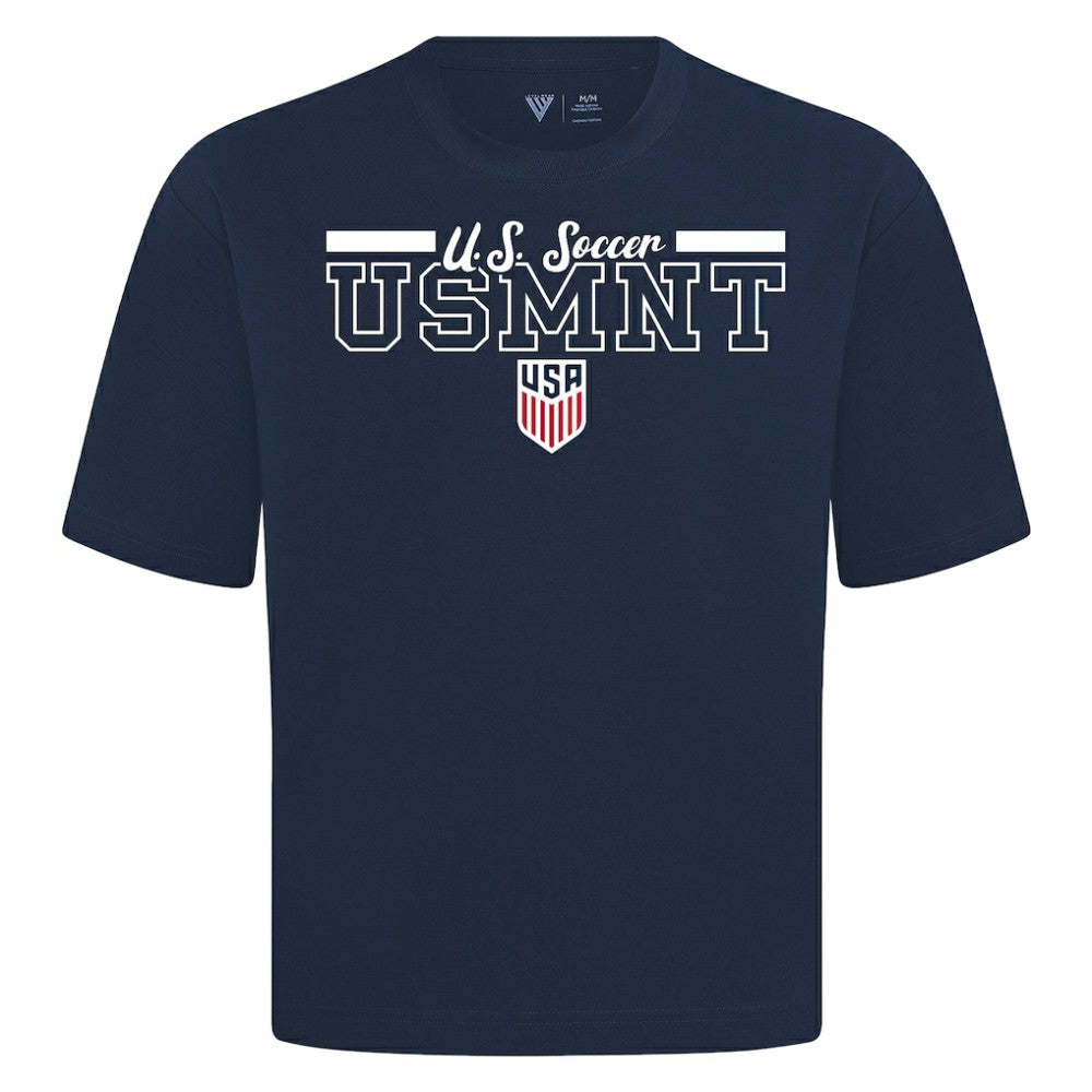 USMNT Levelwear Vanguard Luxe Signature T-Shirt Navy - FIFA World CUP