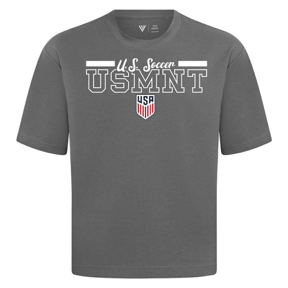 USMNT Levelwear Vanguard Luxe Signature T-Shirt Gray - FIFA World CUP