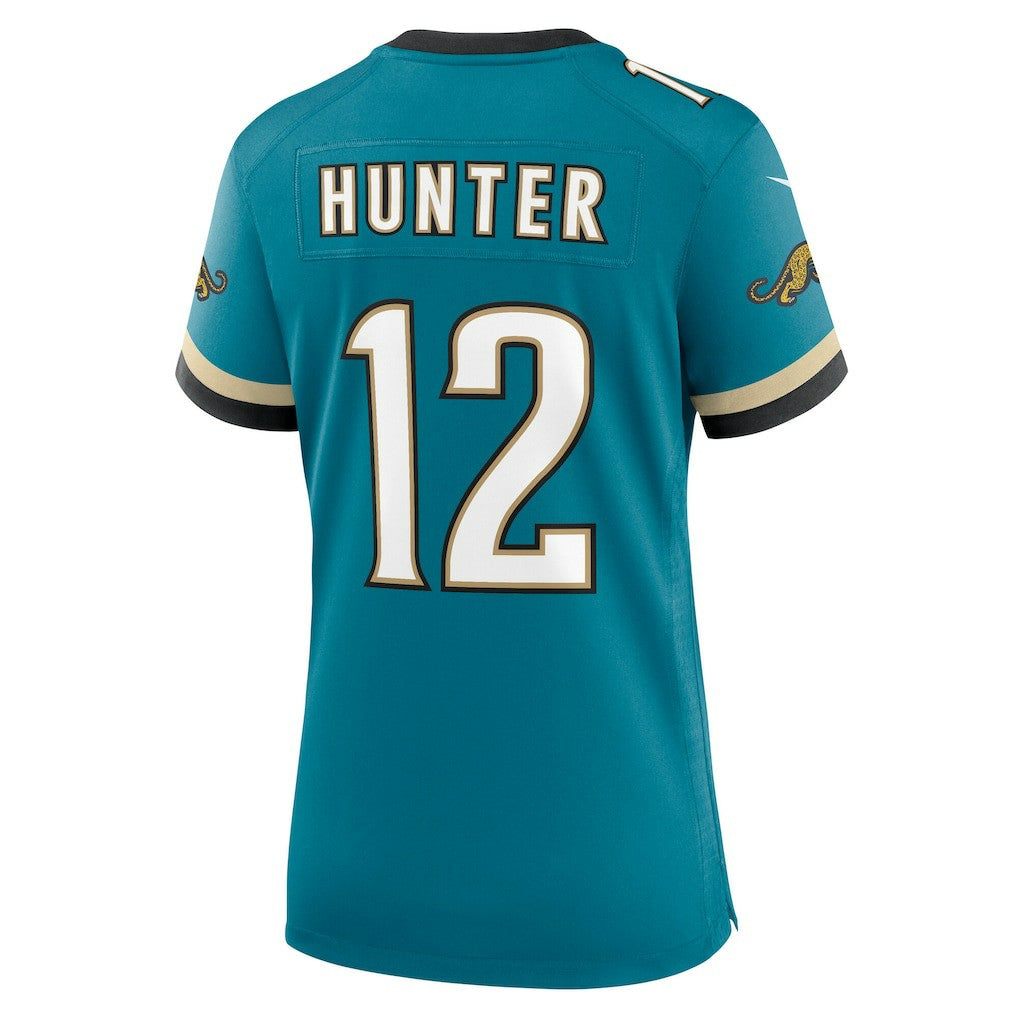 Travis Hunter Jacksonville Jaguars Women's Alternate 2 Prowler Throwback Game Jersey Teal | Nike for Sale