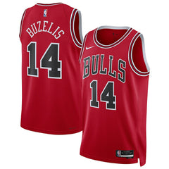 Matas Buzelis Chicago Bulls Unisex Swingman Player Jersey Icon Editi- Red - NBA