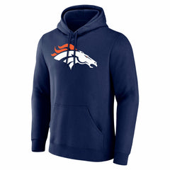 Denver Broncos Big & Tall Team Authentic Custom Hoodie Navy | NFL