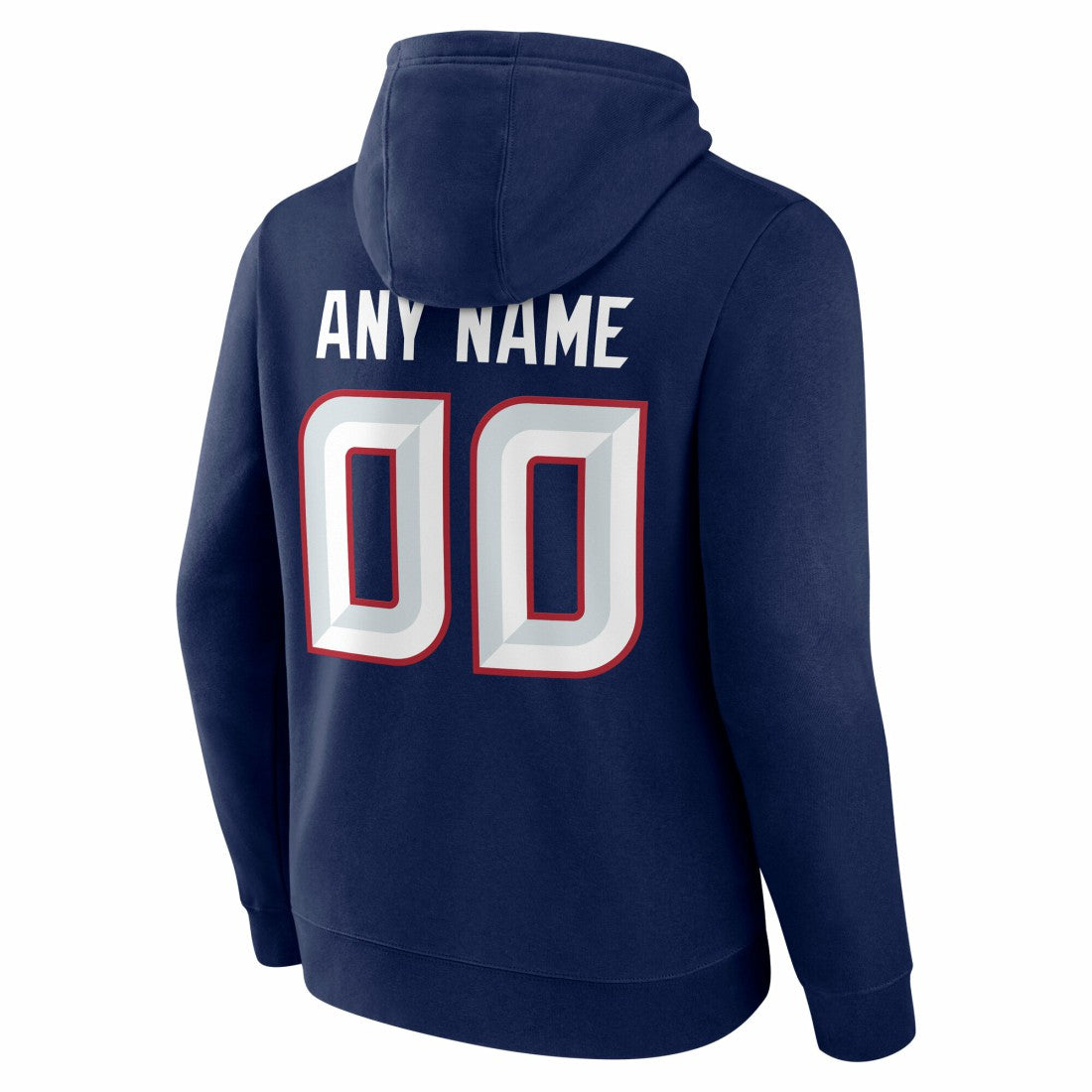 Houston Texans Big & Tall Team Authentic Custom Hoodie Navy | NFL
