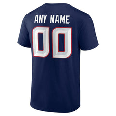 Houston Texans Big & Tall Team Authentic Custom T-Shirt Navy | NFL