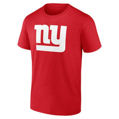 New York Giants Big & Tall Team Authentic Custom T-Shirt Red | NFL