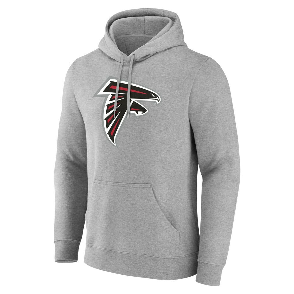 Atlanta Falcons Big & Tall Team Authentic Custom Hoodie Gray | NFL
