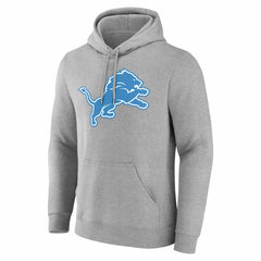 Detroit Lions Big & Tall Team Authentic Custom Hoodie Gray | NFL