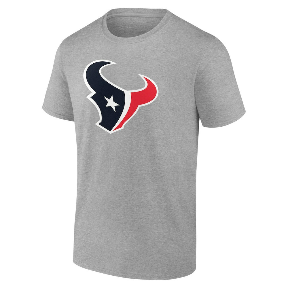 Houston Texans Big & Tall Team Authentic Custom T-Shirt Gray | NFL