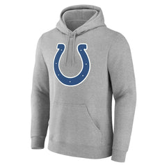 Indianapolis Colts Big & Tall Team Authentic Custom Hoodie Gray | NFL
