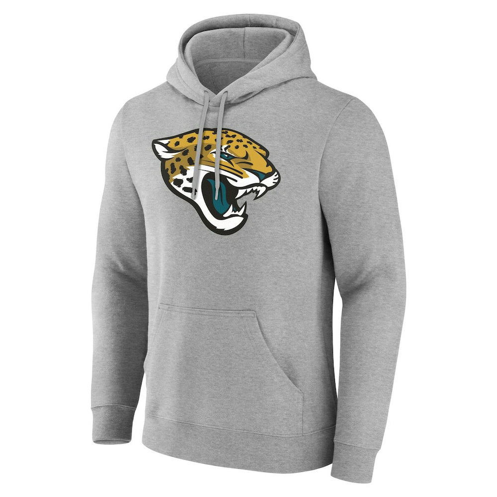 Jacksonville Jaguars Big & Tall Team Authentic Custom Hoodie Gray | NFL