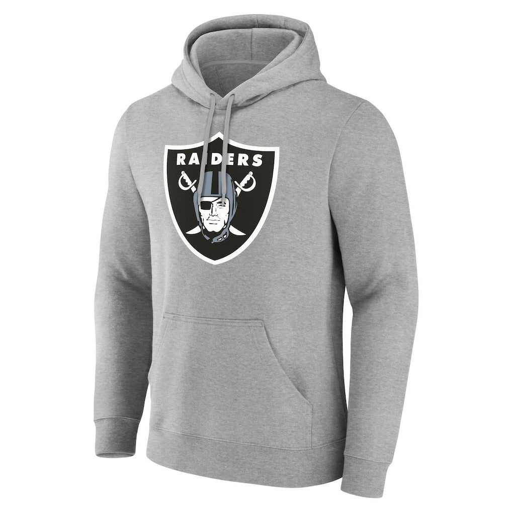 Las Vegas Raiders Big & Tall Team Authentic Custom Hoodie Gray | NFL