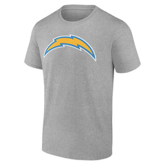 Los Angeles Chargers Big & Tall Team Authentic Custom T-Shirt Gray | NFL