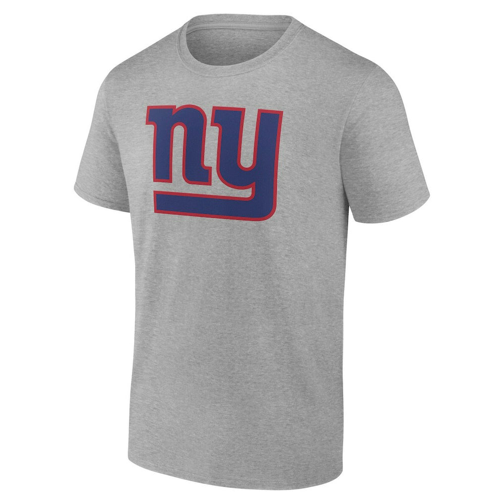 New York Giants Big & Tall Team Authentic Custom T-Shirt Gray | NFL