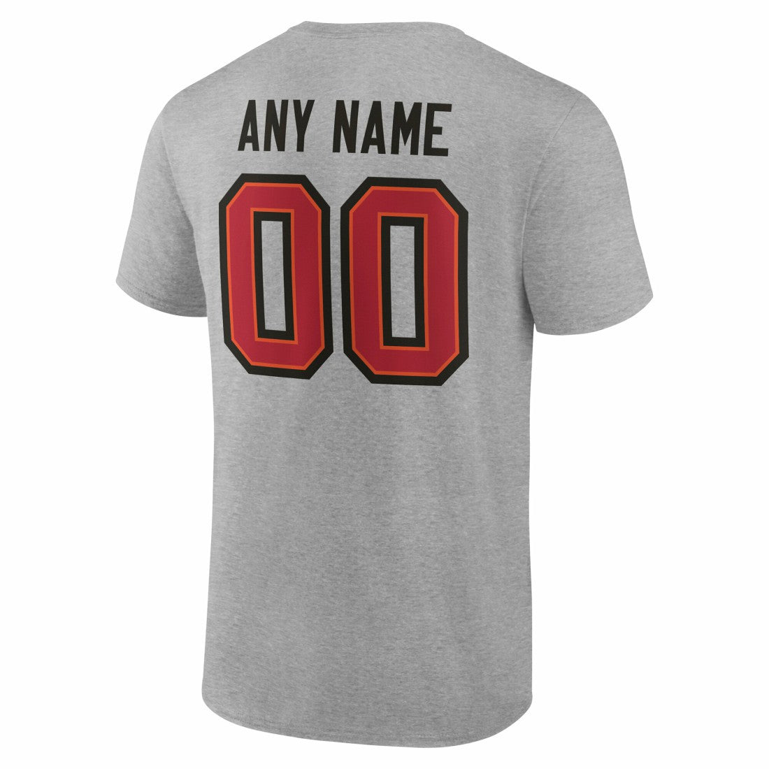 Tampa Bay Buccaneers Big & Tall Team Authentic Custom T-Shirt Gray | NFL