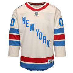 New York Rangers Outerstuff Youth 2026 NHL Winter Classic Premier Custom Jersey - White - NHL