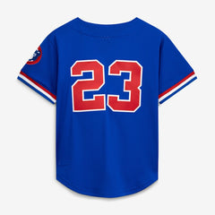 Ryne Sandberg Chicago Cubs Mitchell & Ness Cooperstown Collection 1996 Mesh Batting Practice Button-Up Jersey - MLB