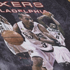 Philadelphia 76ers Hardwood Classics Originals Collection 2000-2001 Team Roster T-Shirt Black - NBA