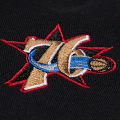 Philadelphia 76ers Hardwood Classics Originals Collection 2000-2001 Team Roster Fleece Hoodie Black - NBA