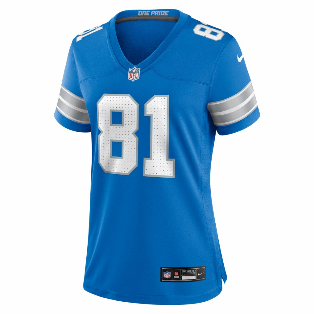 Calvin Johnson Detroit Lions Women's Team Retired Game Jersey Blue | Nike for Sale