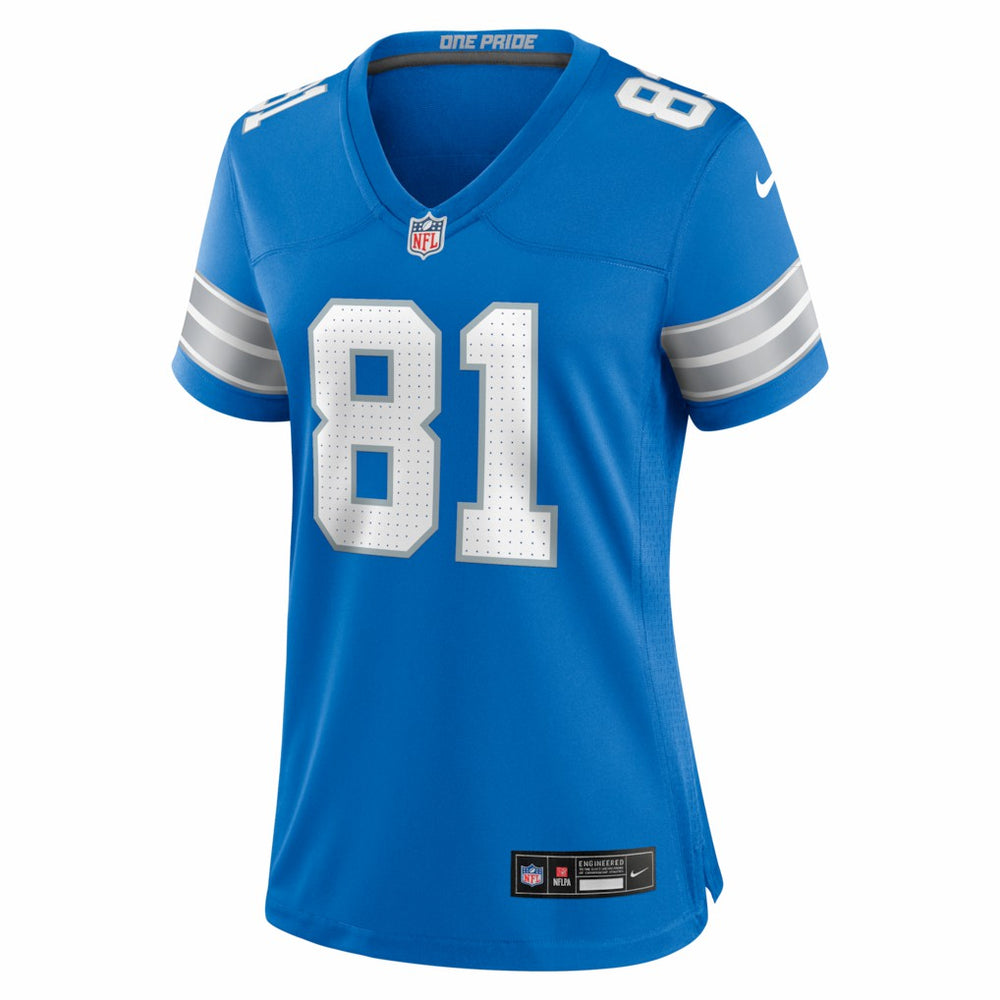 Calvin Johnson Detroit Lions Women's Team Retired Game Jersey Blue | Nike for Sale