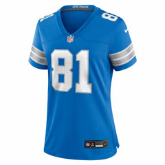Calvin Johnson Detroit Lions Women's Team Retired Game Jersey Blue | Nike for Sale