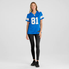 Calvin Johnson Detroit Lions Women's Team Retired Game Jersey Blue | Nike for Sale