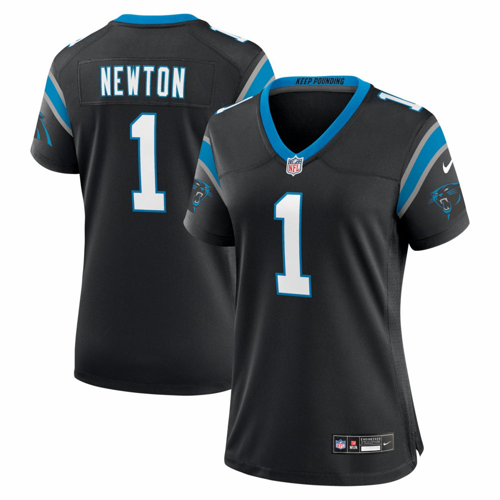 Cam Newton Carolina Panthers Women's Team Retired Game Jersey Black | Nike for Sale