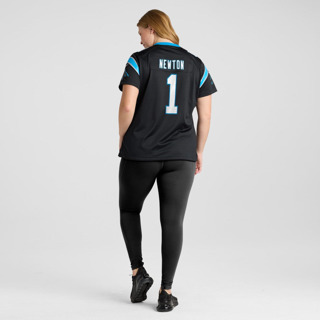 Cam Newton Carolina Panthers Women's Team Retired Game Jersey Black | Nike for Sale