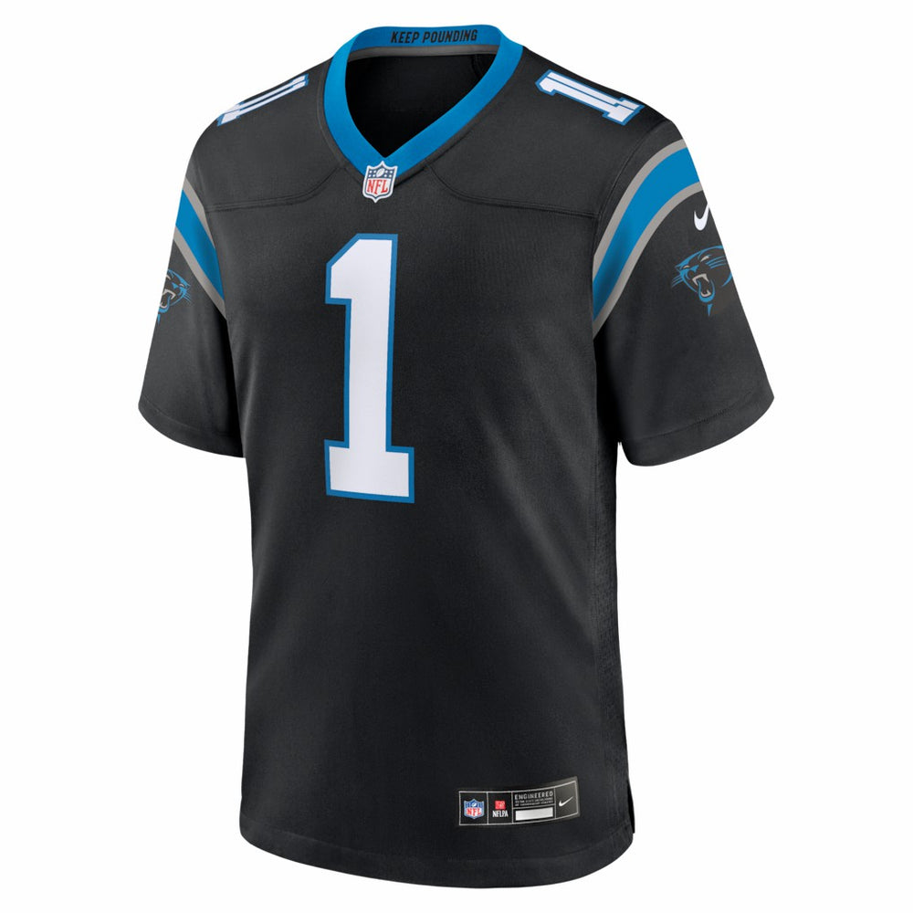 Cam Newton Carolina Panthers Team Retired Game Jersey Black | Nike for Sale