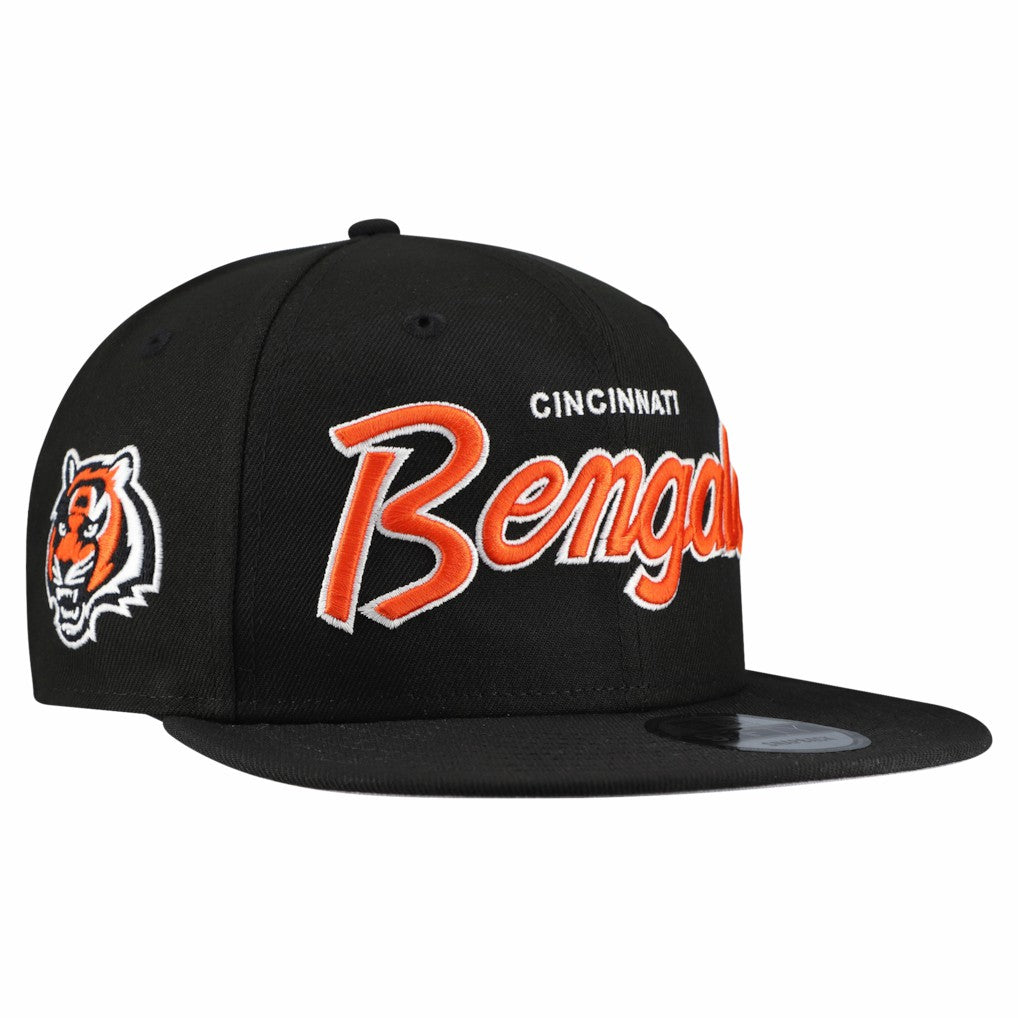 Cincinnati Bengals New Era Main Script 9FIFTY Snapback Hat Kelly Green | NFL
