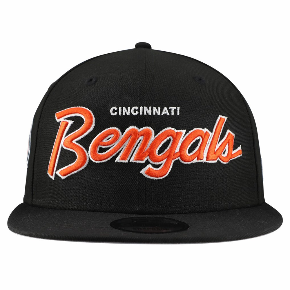 Cincinnati Bengals New Era Main Script 9FIFTY Snapback Hat Kelly Green | NFL
