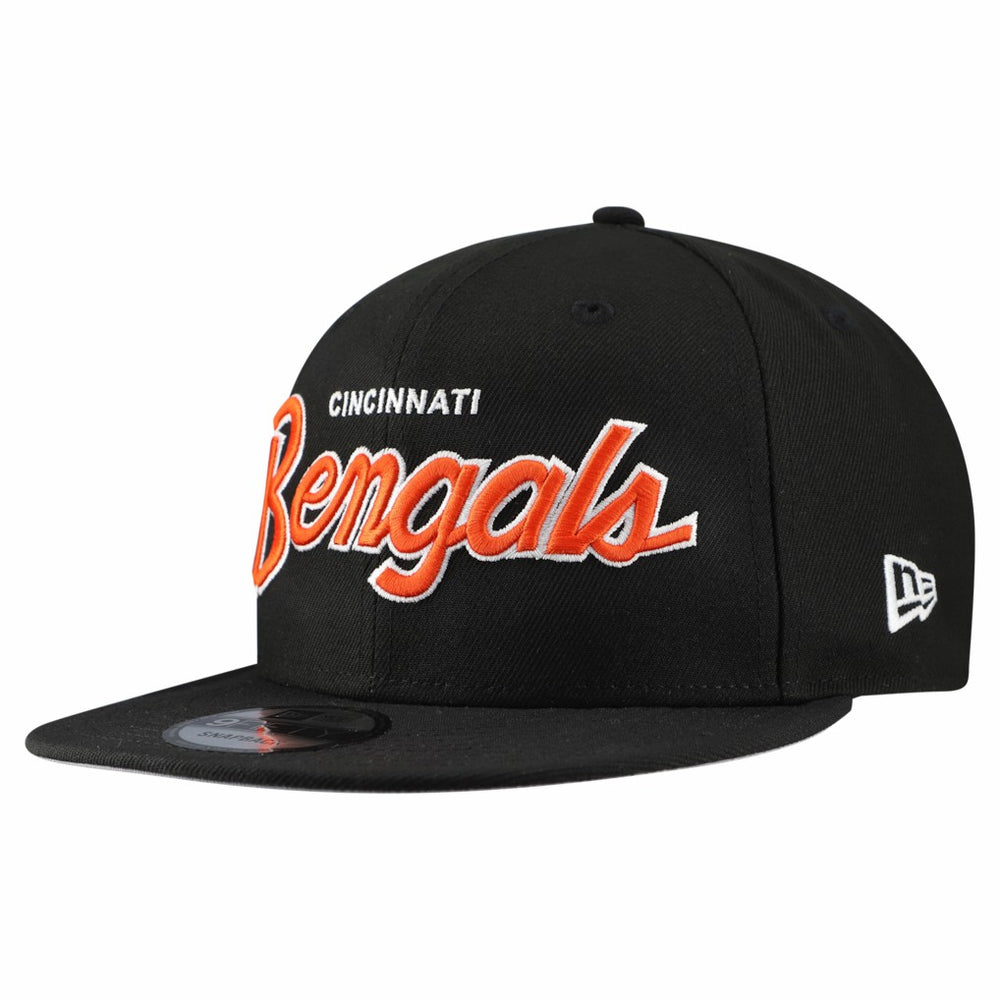 Cincinnati Bengals New Era Main Script 9FIFTY Snapback Hat Kelly Green | NFL