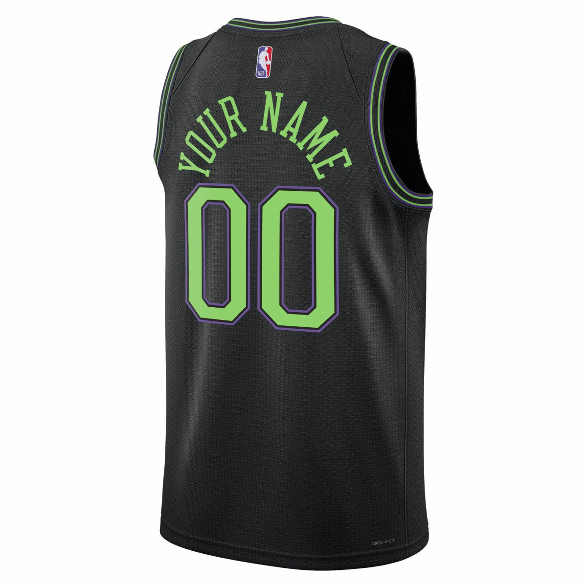 New Orleans Pelicans Unisex 2025/26 City Edition Swingman Custom Jersey Black - NBA