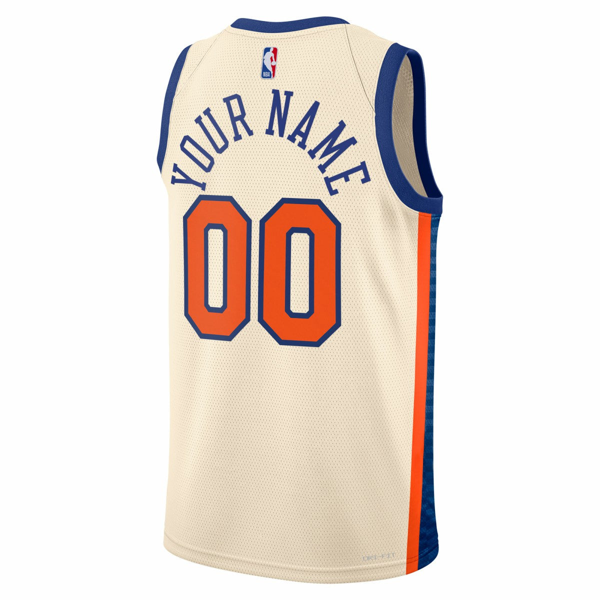 New York Knicks Unisex 2025/26 City Edition Swingman Custom Jersey Cream - NBA