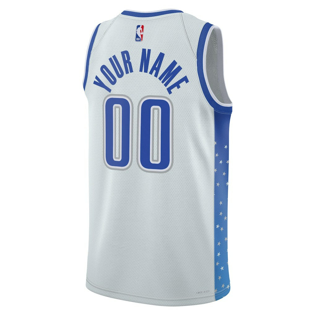 Orlando Magic Unisex 2025/26 City Edition Swingman Custom Jersey Silver - NBA